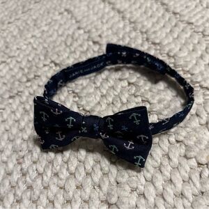 Janie and Jack Navy Anchor Bow tie